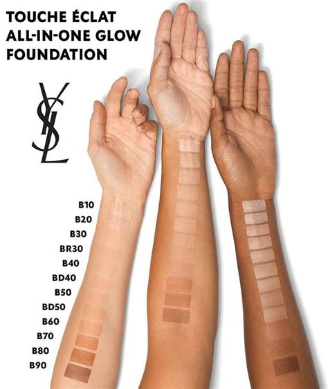 ysl touche éclat cushion foundation|ysl touche eclat colour chart.